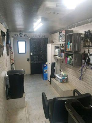 Inside of my Mobile Salon