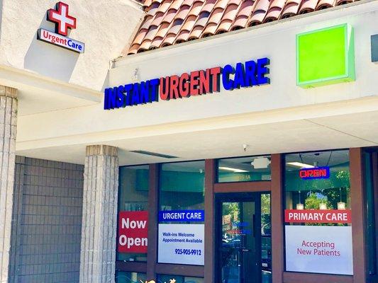 Instant Urgent Care - San Ramon. Store Front.