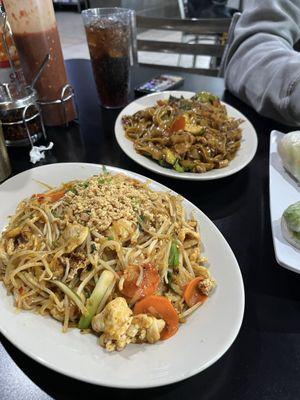 Phad Thai and Pad See Ew Noodle