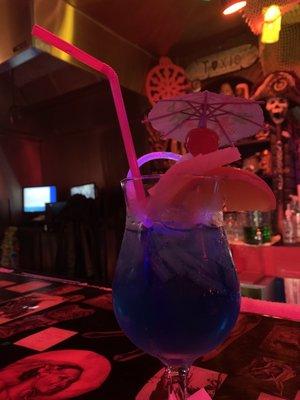 Blue raspberry mojito