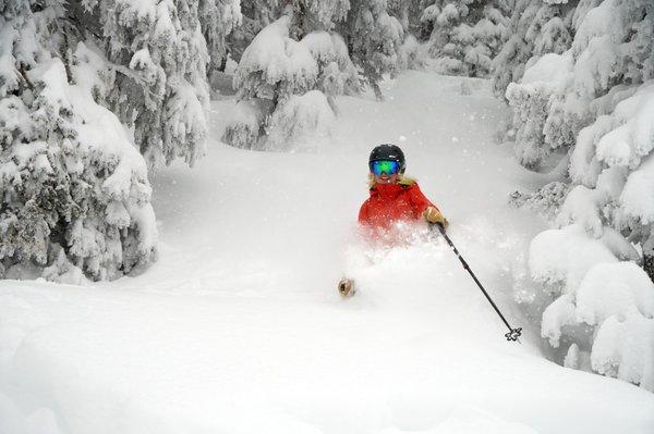 Powder day at Ski Santa Fe!