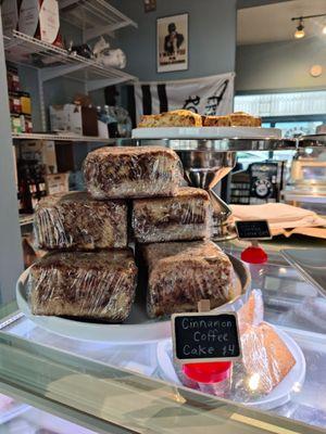 Huge coffee cake!!!!! Stuffed with cinnamon!