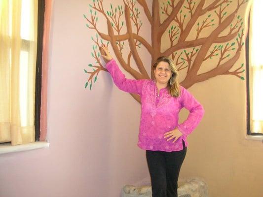 Owner, Amy Beth Treciokas, in one of our Healing Rooms