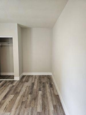 Garage conversion to bedroom.