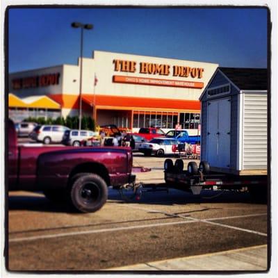 Millersheds.com moves buildings and sheds for Home Depot