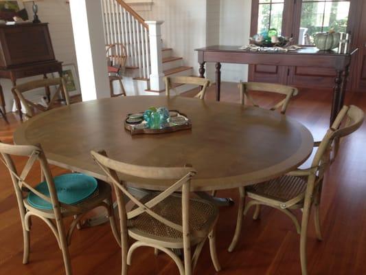 Coastal updates! Furniture refinishing and durable designer look.