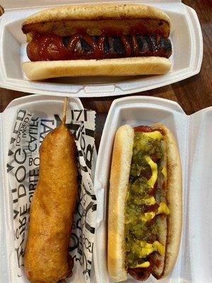 2 American classic dogs & 1 corndog 7/16/22