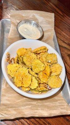 Fried pickles!   @hybrideater