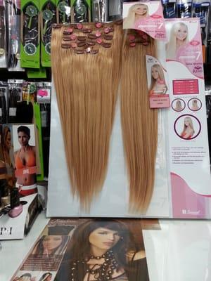 100% pure remi Human hair Clip On extensions