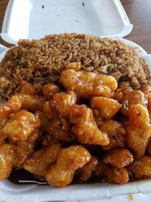 Orange Chicken Lunch Special