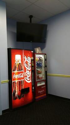 Vending machines for snacks while we work on your vehicle.