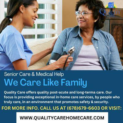 Quality acute and long-term care for seniors of the Atlanta metropolitan area.