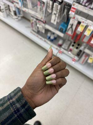 Me clearly at Walgreens getting things to remove my nails...