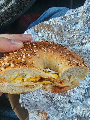 Bacon, Egg, & Cheese (On A Bagel)