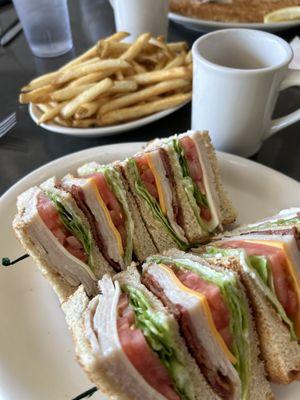 Club Sandwich with Fries