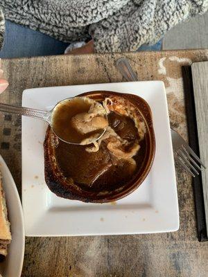 French onion soup delicious