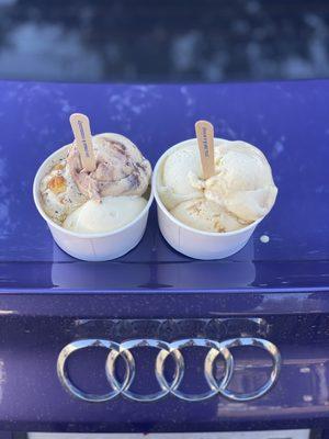 To Die For!! Pot O Gold, Bordeaux, Vanilla Lavender, Honeycomb and Whiskey Caramel Exceptional Ice Cream!!!