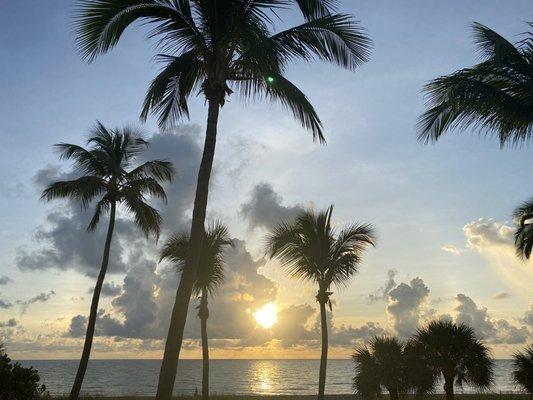 Out the door of our room.. sunrise