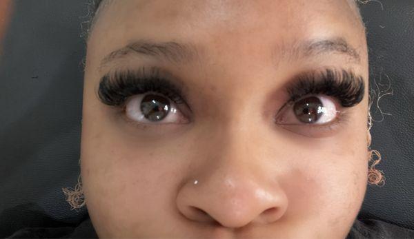 Lashes done by ANGIE