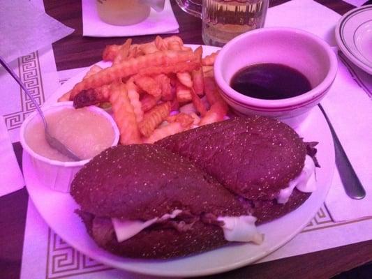 French dip, get it with mushrooms!