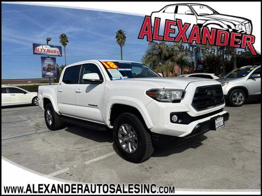 2018 Toyota Tacoma SR5! Call us (562) 696-1222