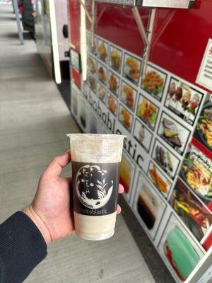 Creamy vanilla boba