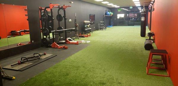 Training area.