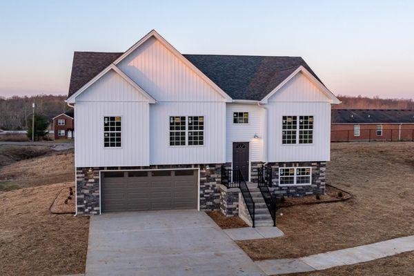 Outside view of one of the homes we constructed in Radcliff, KY.