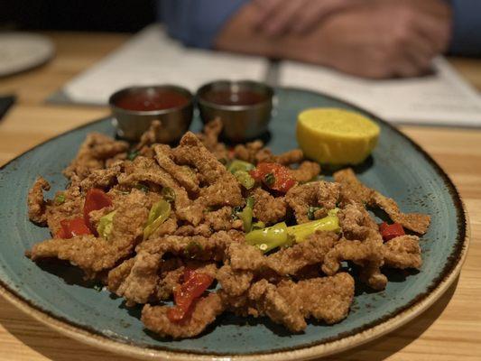 Calamari. This is good, but consistent with what you'd get at other similar restaurants.