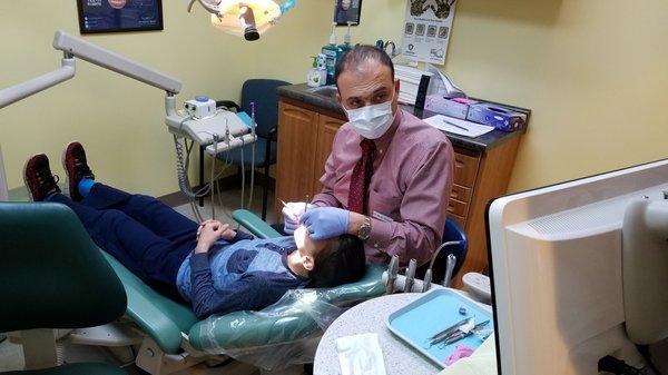 Dental Examination to screen for decay, infection, or gum disease in addition to an oral cancer screening.