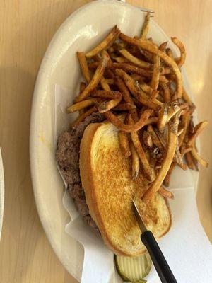 Green Chile Patty Melt