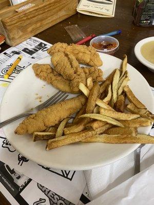 Hand breaded chicken tenders