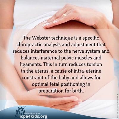 Webster technique is used in this office to help all pregnant moms deliver with more safety