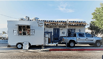 Krazy dogz at cut n shave barber shop in Baldwin park