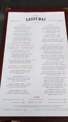 Menu.