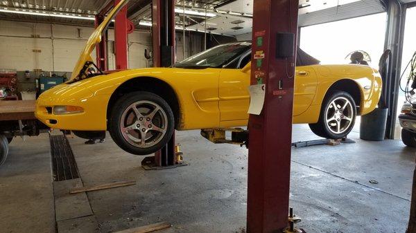 We service most makes and models. Come in for an oil change, suspension repair, and A/C repair.