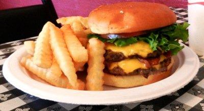 Susan's double cheese burger is truly one of the best you'll find anywhere!