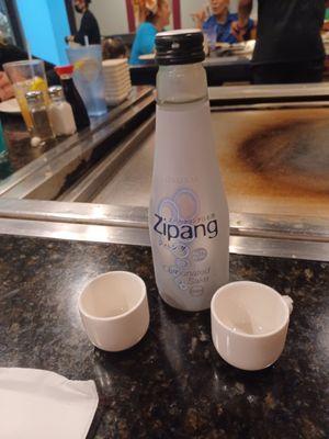 Sparkling sake, I liked it!