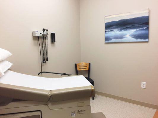 Our Patient rooms are clean and ready for you for your visit!