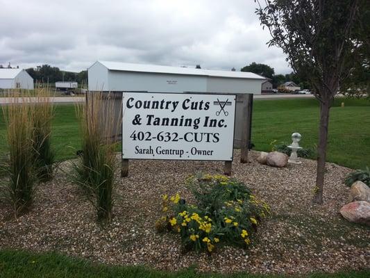 Welcome to Country Cuts and Tanning! My room is in the back.