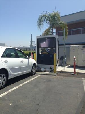 New fast level 3 Blink Electric Vehicle Charger going into the shopping center at Engineer and Convoy