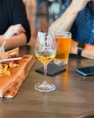 Chardonnay, charcuterie and Pilsner