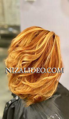 This is your new favorite example of a Golden Red Balayage #NIZALIDEO