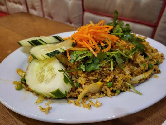 Singapore Fried Rice with Tofu