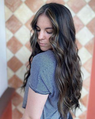 Dimensional brunette