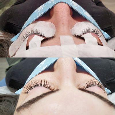 Glamour set with 10mm to 13mm mink lash