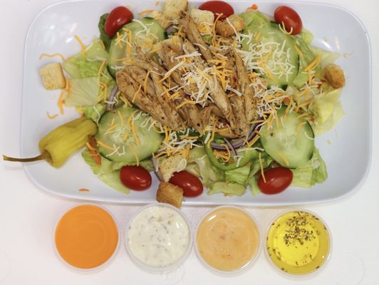 Grilled chicken salad