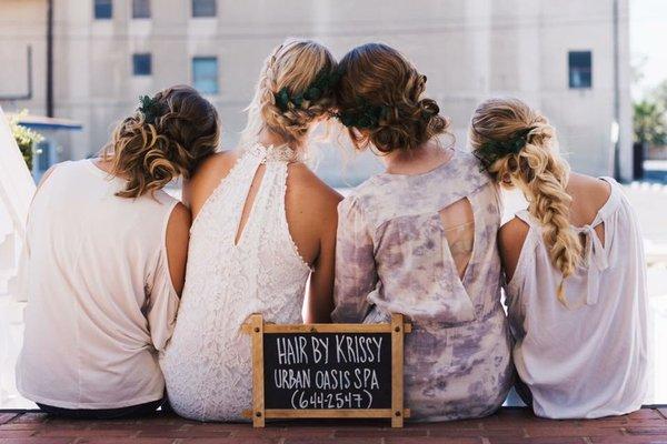 Proms, weddings or just for any occasion!  Just gorgeous.  Hair by Krissy Armstrong.