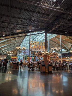 As I walk in the back entrance by AMC Theatre of Mall,  I smile at a colorful Carousel.  9/11/2022