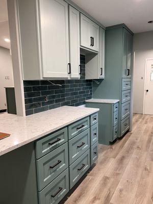 Remodeled kitchen